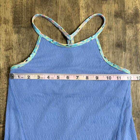 Ivivva lululemon Girls Twist N Tie Racerback Tank Top Active Purple Size 10 - Picture 3 of 8